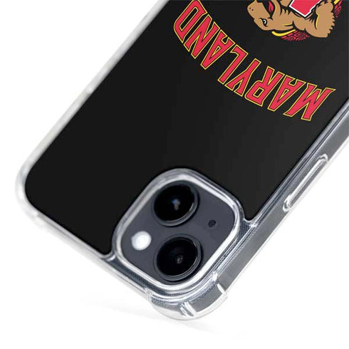 University of Maryland Collegiate Text iPhone 15 Plus MagSafe Case