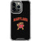 University of Maryland Collegiate Text iPhone 15 Pro Clear Case