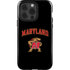 University of Maryland Collegiate Text iPhone 15 Pro Impact Case
