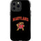 University of Maryland Collegiate Text iPhone 15 Pro Max Impact Case