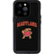 University of Maryland Collegiate Text iPhone 14 Pro Waterproof Case