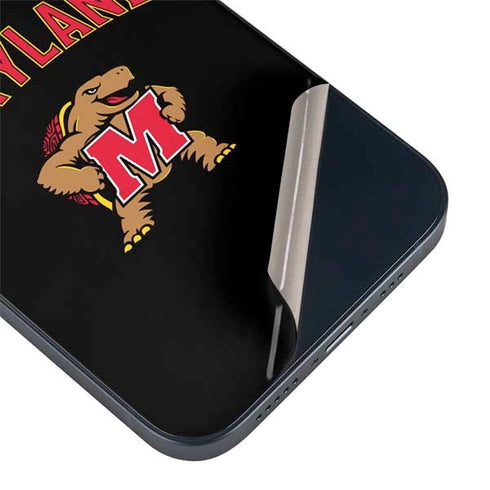 University of Maryland Collegiate Text iPhone 14 Skin
