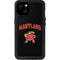 University of Maryland Collegiate Text iPhone 15 Plus Waterproof Case