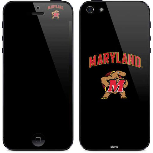 University of Maryland Collegiate Text iPhone 5/5s/5SE Skin