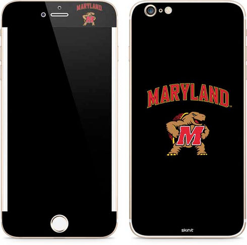 University of Maryland Collegiate Text iPhone 6/6s Plus Skin
