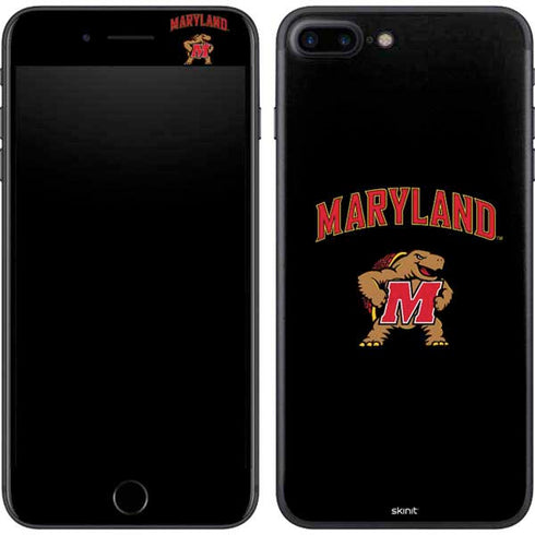 University of Maryland Collegiate Text iPhone 8 Plus Skin