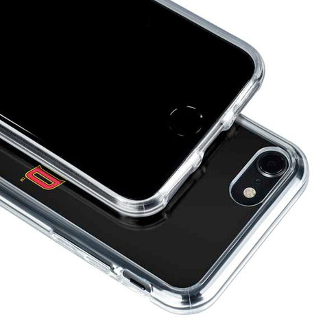 University of Maryland Collegiate Text iPhone SE (2nd & 3rd Gen) Clear Case