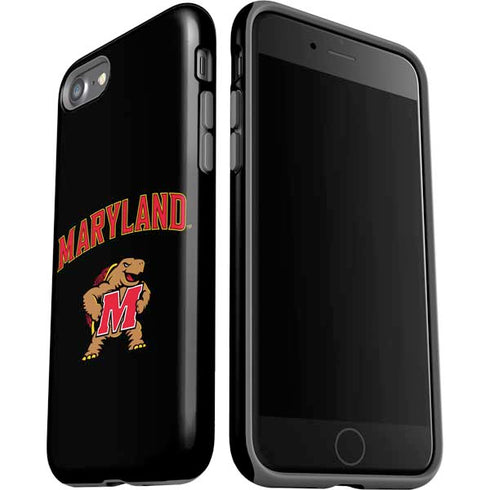 University of Maryland Collegiate Text iPhone SE (2nd & 3rd Gen) Pro Case