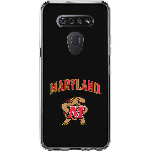University of Maryland Collegiate Text LG K51/Q51 Clear Case