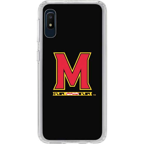 University of Maryland M Logo Galaxy A10e Clear Case