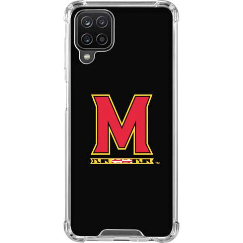 University of Maryland M Logo Galaxy A12 Clear Case