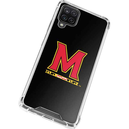 University of Maryland M Logo Galaxy A12 Clear Case