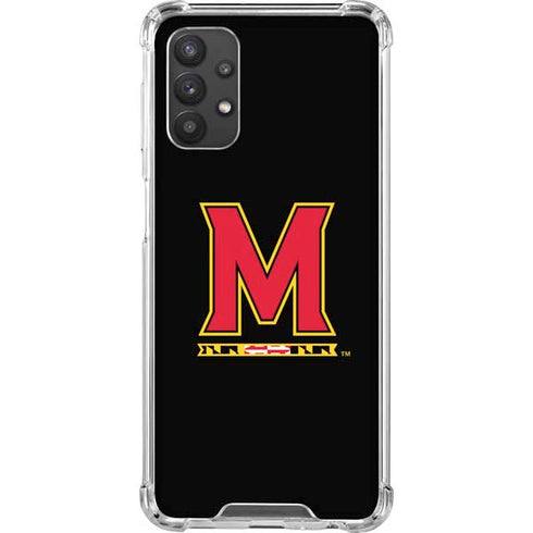 University of Maryland M Logo Galaxy A32 5G Clear Case