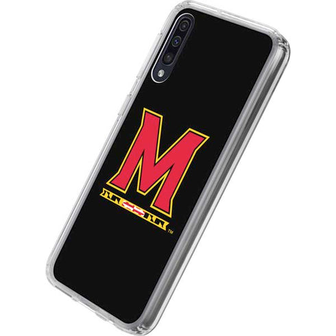 University of Maryland M Logo Galaxy A50 Clear Case