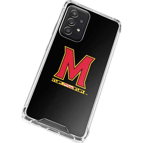 University of Maryland M Logo Galaxy A52 5G Clear Case