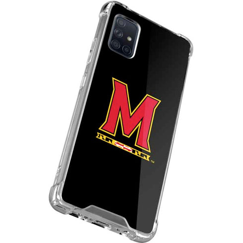 University of Maryland M Logo Galaxy A71 5G Clear Case