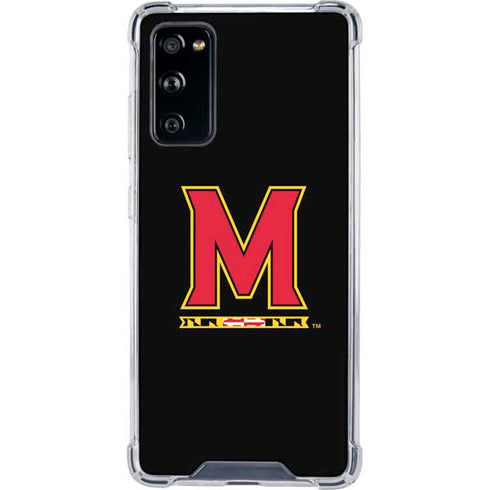 University of Maryland M Logo Galaxy S20 FE Clear Case