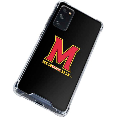 University of Maryland M Logo Galaxy S20 FE Clear Case