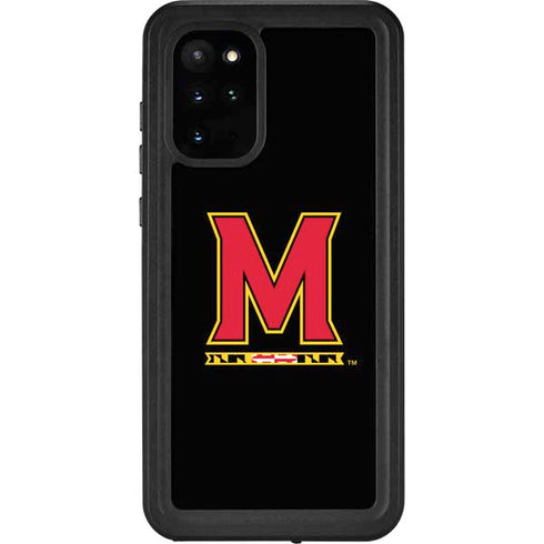 University of Maryland M Logo Galaxy S20 Plus Waterproof Case