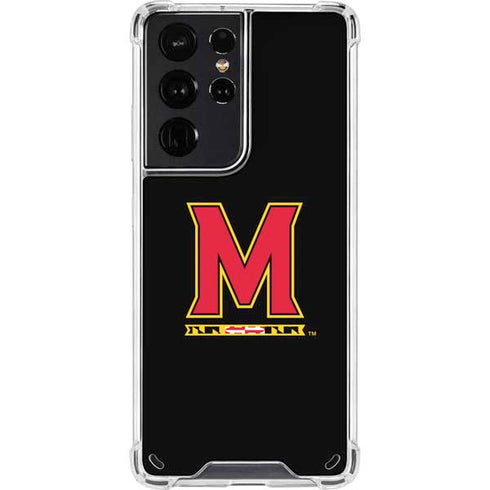 University of Maryland M Logo Galaxy S21 Ultra 5G Clear Case