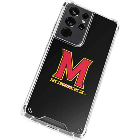 University of Maryland M Logo Galaxy S21 Ultra 5G Clear Case