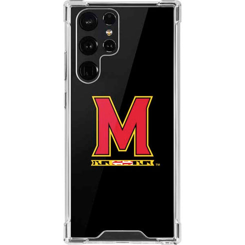 University of Maryland M Logo Galaxy S22 Ultra Clear Case