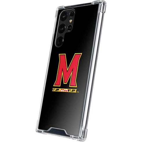 University of Maryland M Logo Galaxy S22 Ultra Clear Case