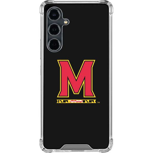 University of Maryland M Logo Galaxy S23 FE Clear Case