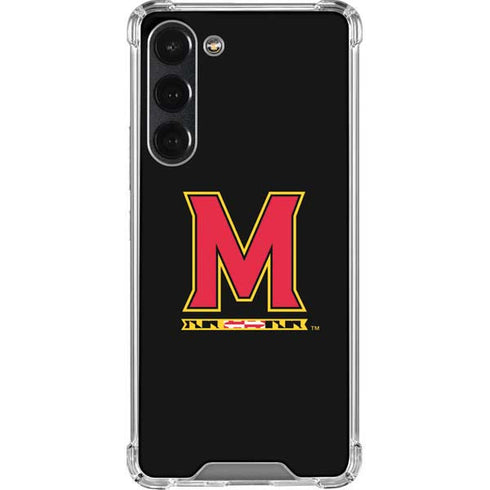 University of Maryland M Logo Galaxy S23 Plus Clear Case