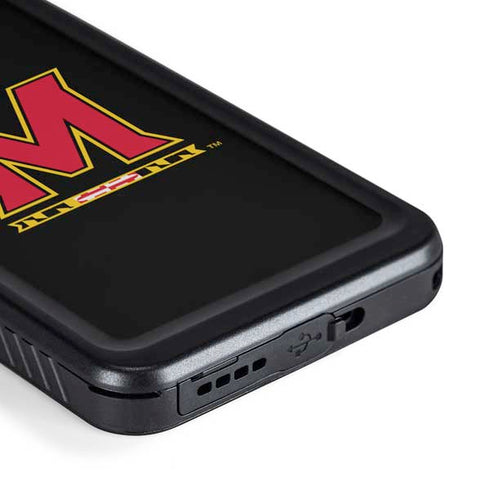 University of Maryland M Logo Galaxy S23 Plus Waterproof Case