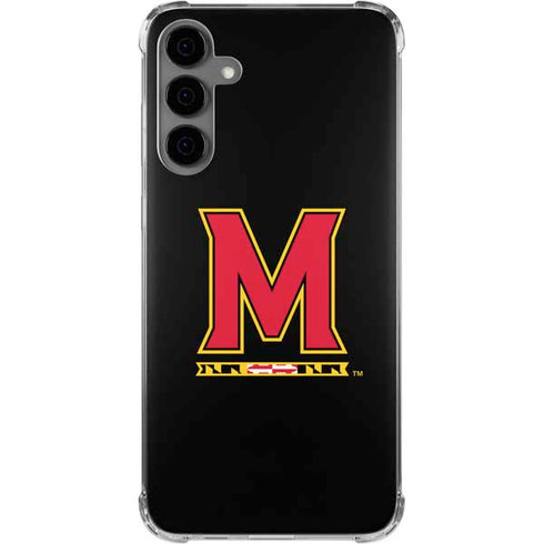 University of Maryland M Logo Galaxy S24 Plus Clear Case