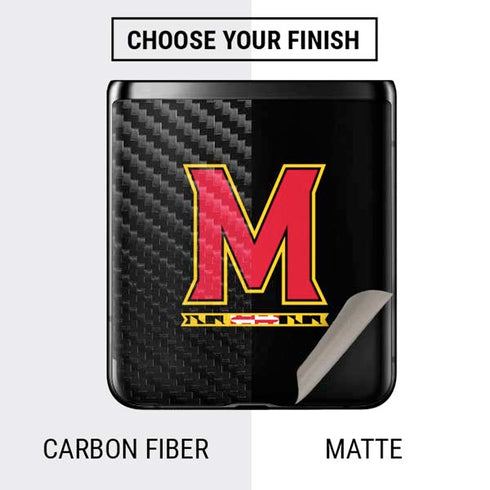 University of Maryland M Logo Galaxy Z Flip Skin