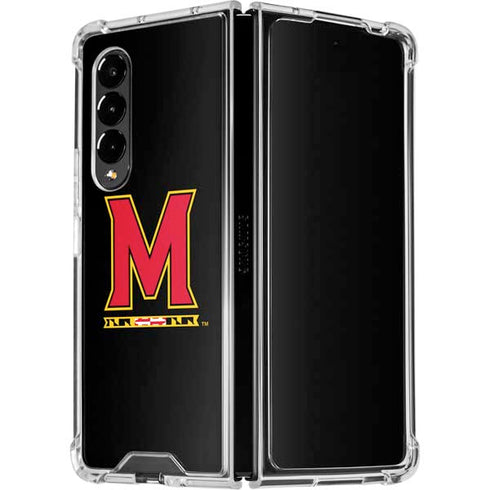 University of Maryland M Logo Galaxy Z Fold4 5G Clear Case