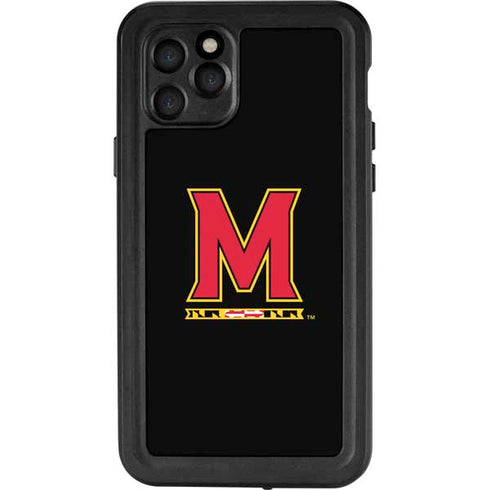 University of Maryland M Logo iPhone 11 Pro Waterproof Case