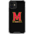 University of Maryland M Logo iPhone 12 Mini Clear Case