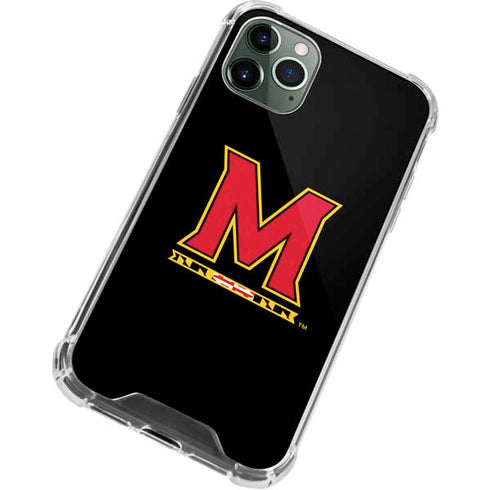 University of Maryland M Logo iPhone 12 Pro Max Clear Case
