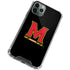 University of Maryland M Logo iPhone 12 Pro Max Clear Case