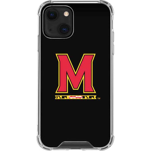University of Maryland M Logo iPhone 13 Clear Case