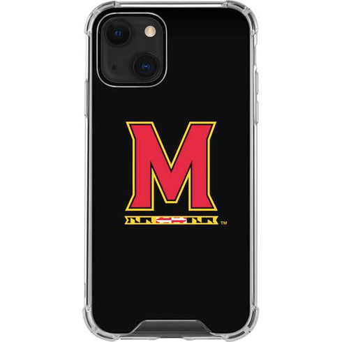 University of Maryland M Logo iPhone 13 Mini Clear Case