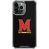 University of Maryland M Logo iPhone 13 Pro Max Clear Case