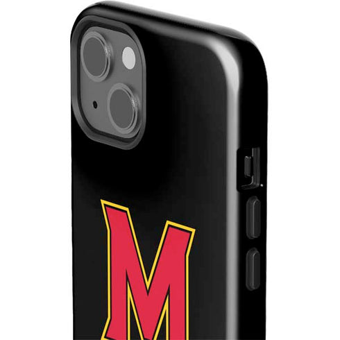 University of Maryland M Logo iPhone 15 Plus Impact Case