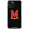 University of Maryland M Logo iPhone 14 Plus Clear Case