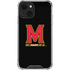 University of Maryland M Logo iPhone 14 Plus Clear Case