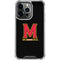 University of Maryland M Logo iPhone 14 Pro Clear Case
