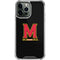 University of Maryland M Logo iPhone 14 Pro Max Clear Case