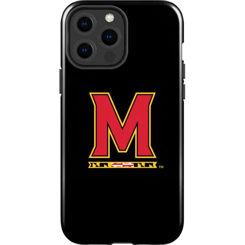 University of Maryland M Logo iPhone 15 Pro Max Impact Case