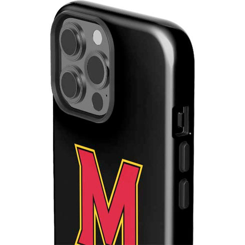 University of Maryland M Logo iPhone 15 Pro Max Impact Case