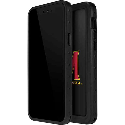 University of Maryland M Logo iPhone 14 Pro Max Waterproof Case