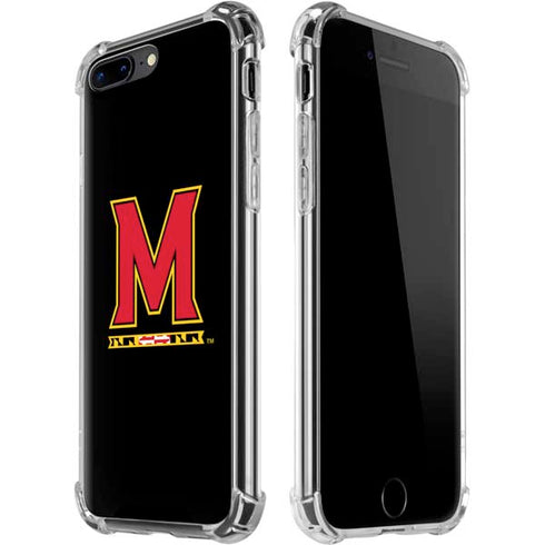 University of Maryland M Logo iPhone 7/8 Plus Clear Case