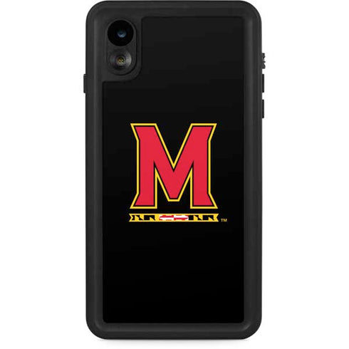 University of Maryland M Logo iPhone XR Waterproof Case